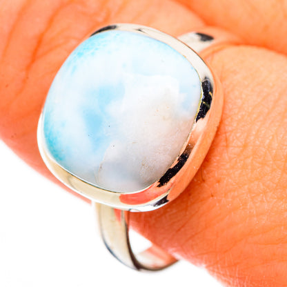 Larimar Rings handcrafted by Ana Silver Co - RING126473