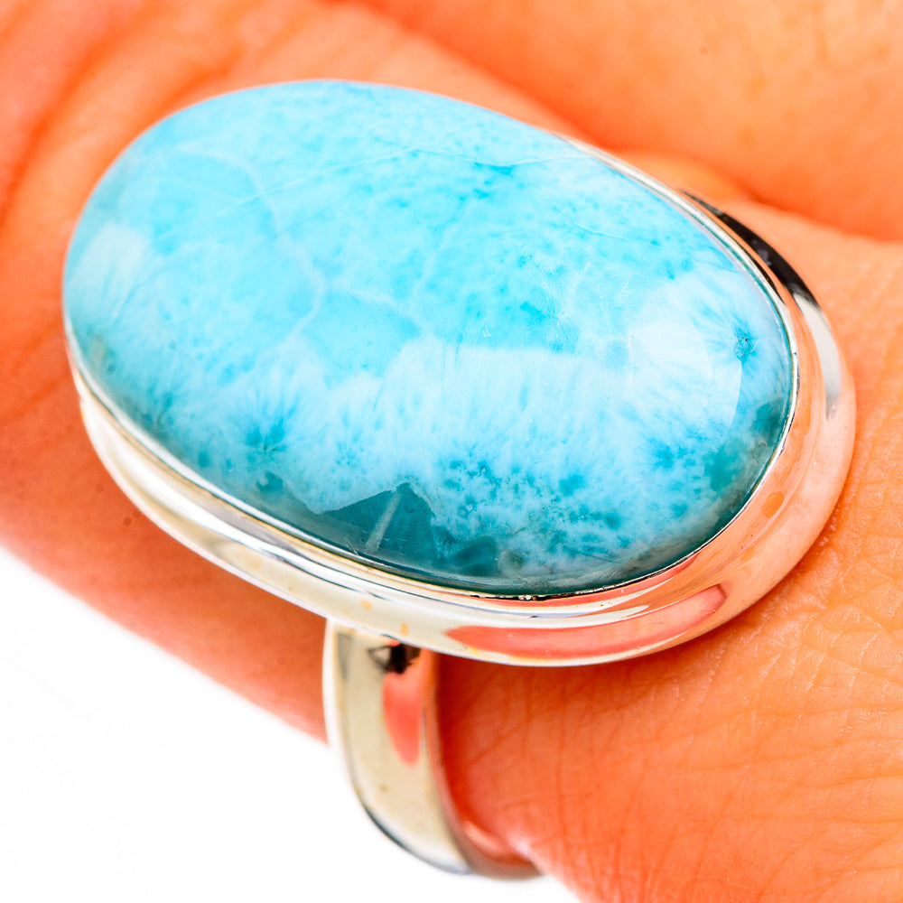Larimar Rings handcrafted by Ana Silver Co - RING126490