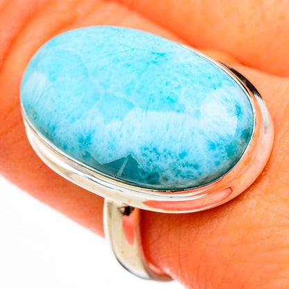 Larimar Rings handcrafted by Ana Silver Co - RING126490