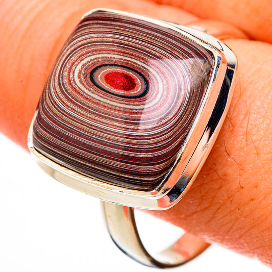 Fordite Rings handcrafted by Ana Silver Co - RING126496