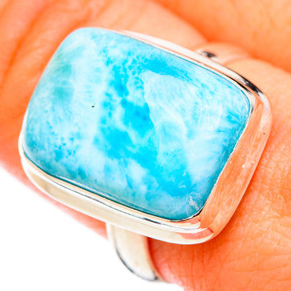 Larimar Rings handcrafted by Ana Silver Co - RING126507