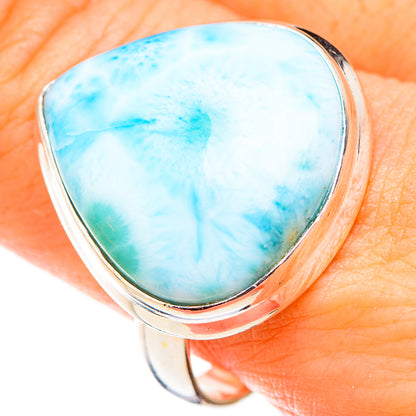 Larimar Rings handcrafted by Ana Silver Co - RING126556