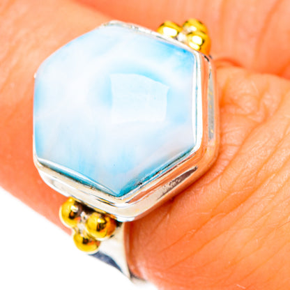 Larimar Rings handcrafted by Ana Silver Co - RING126557
