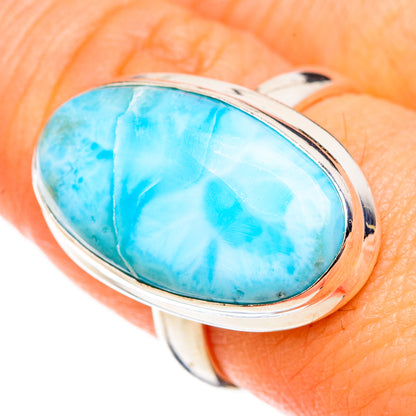 Larimar Rings handcrafted by Ana Silver Co - RING126559