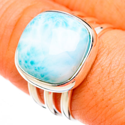 Larimar Rings handcrafted by Ana Silver Co - RING126564