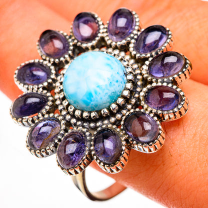 Larimar Rings handcrafted by Ana Silver Co - RING126583
