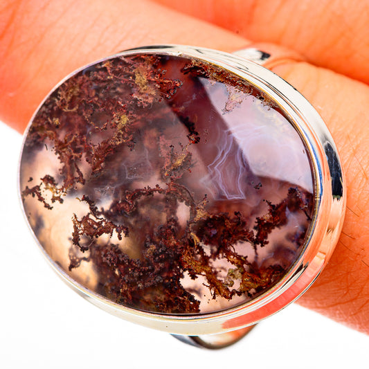 Indonesian Plume Agate Rings handcrafted by Ana Silver Co - RING126591