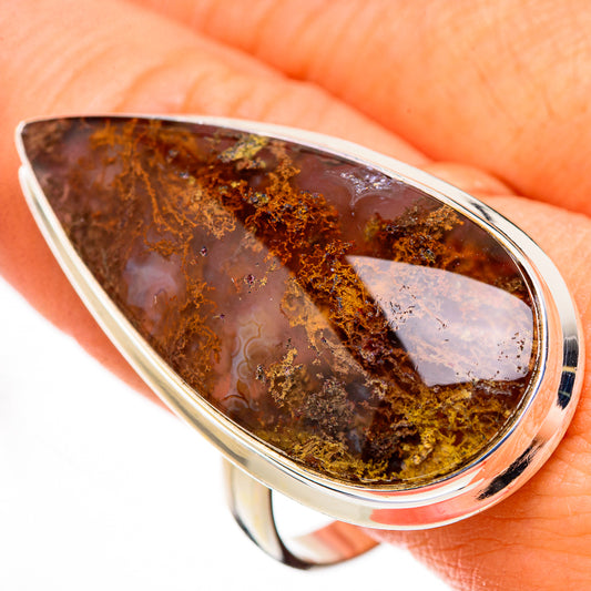 Indonesian Plume Agate Rings handcrafted by Ana Silver Co - RING126592