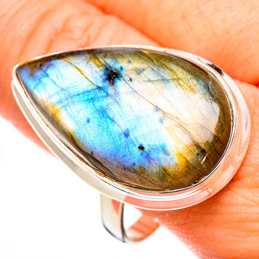 Labradorite Rings handcrafted by Ana Silver Co - RING126600
