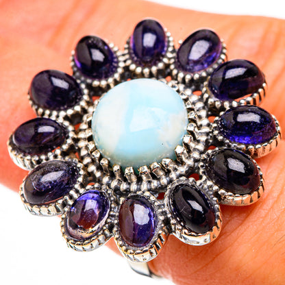 Larimar Rings handcrafted by Ana Silver Co - RING126605