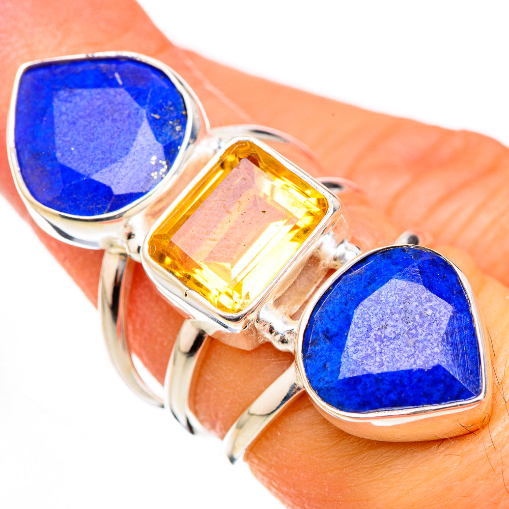 Lapis Lazuli Rings handcrafted by Ana Silver Co - RING126628