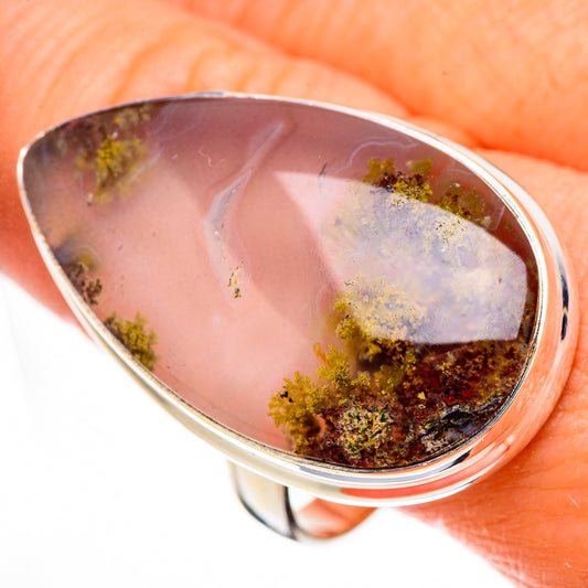 Indonesian Plume Agate Rings handcrafted by Ana Silver Co - RING126634