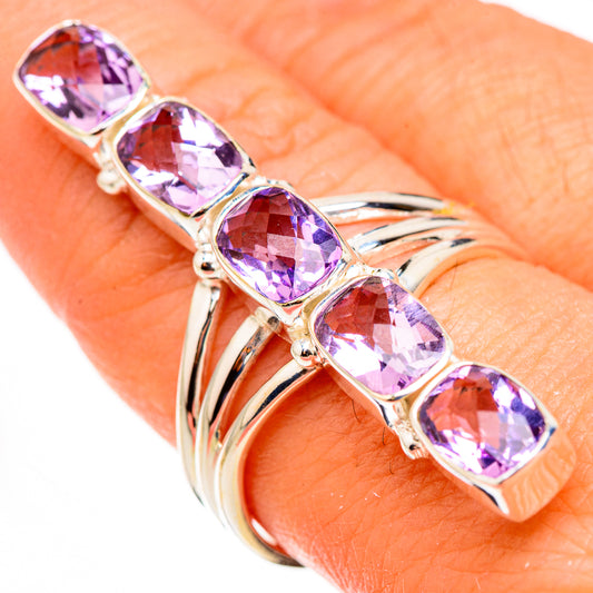 Amethyst Rings handcrafted by Ana Silver Co - RING126637