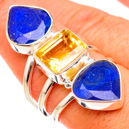 Lapis Lazuli Rings handcrafted by Ana Silver Co - RING126652
