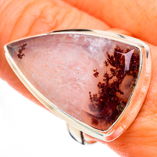 Indonesian Plume Agate Rings handcrafted by Ana Silver Co - RING126658