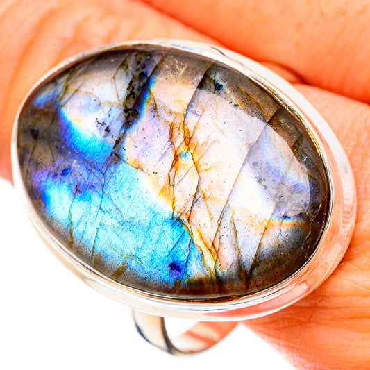 Labradorite Rings handcrafted by Ana Silver Co - RING126674