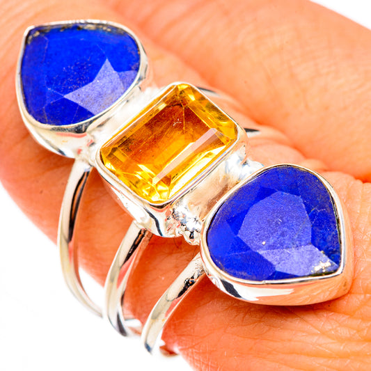 Lapis Lazuli Rings handcrafted by Ana Silver Co - RING126676