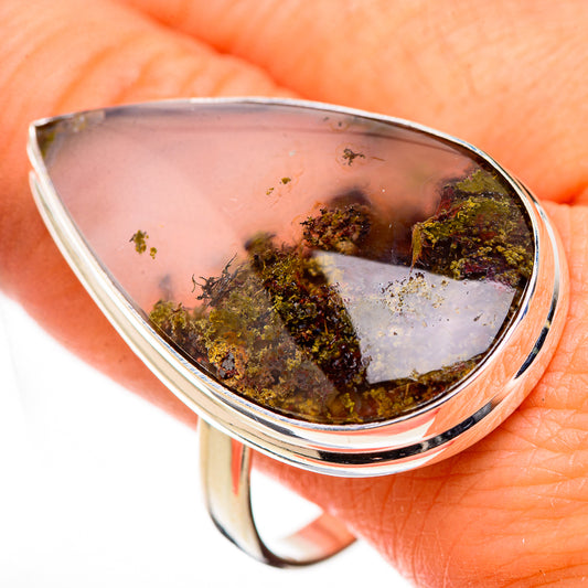 Indonesian Plume Agate Rings handcrafted by Ana Silver Co - RING126678