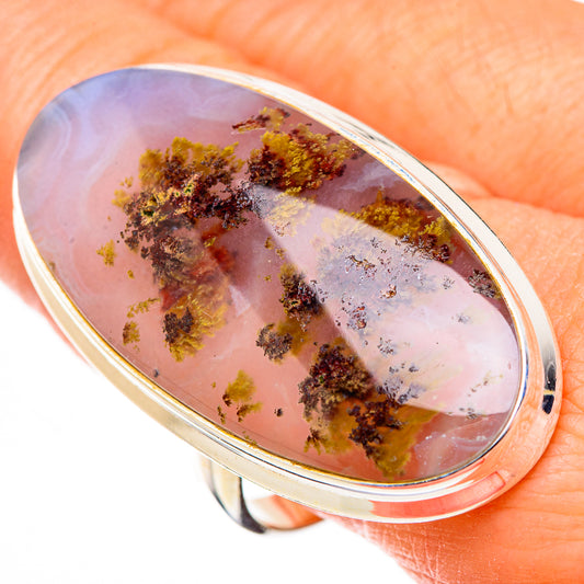 Indonesian Plume Agate Rings handcrafted by Ana Silver Co - RING126679