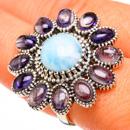 Larimar Rings handcrafted by Ana Silver Co - RING126680