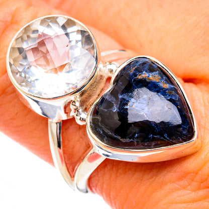 Pietersite, White Quartz Rings handcrafted by Ana Silver Co - RING126696