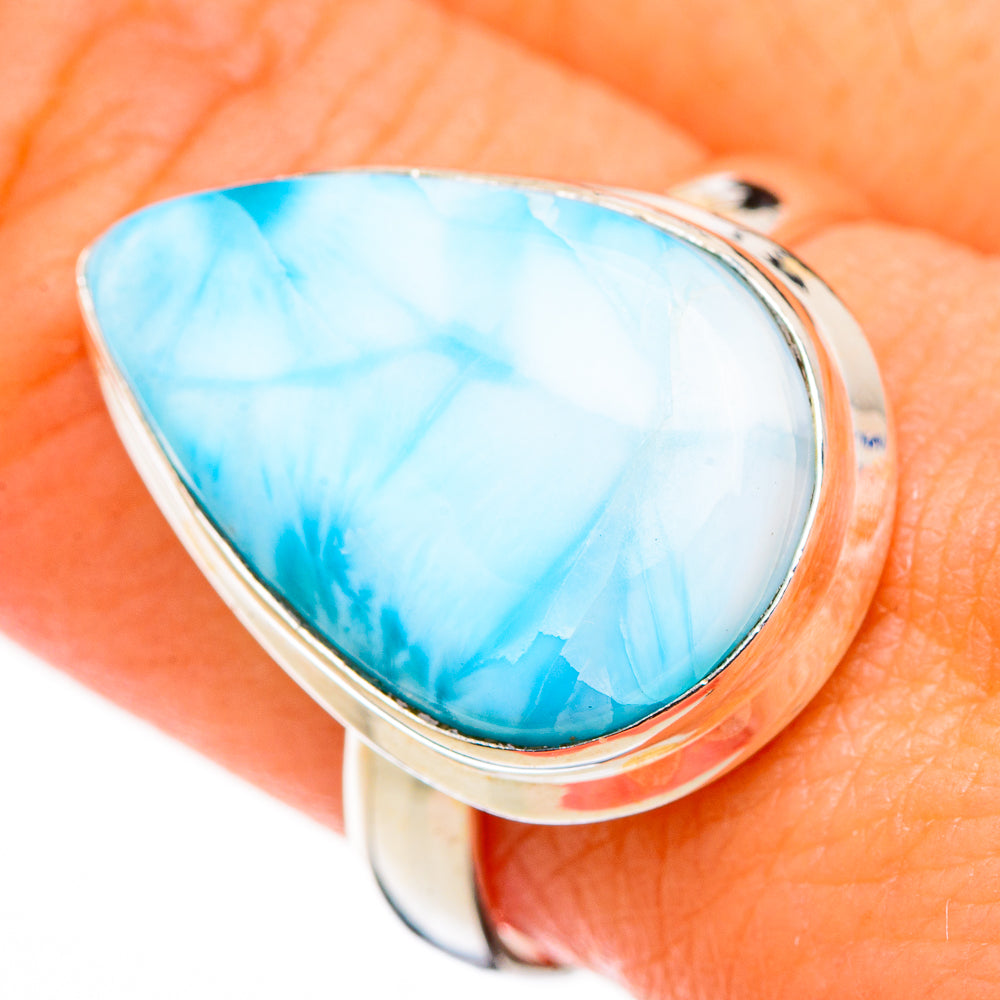 Larimar Rings handcrafted by Ana Silver Co - RING126725