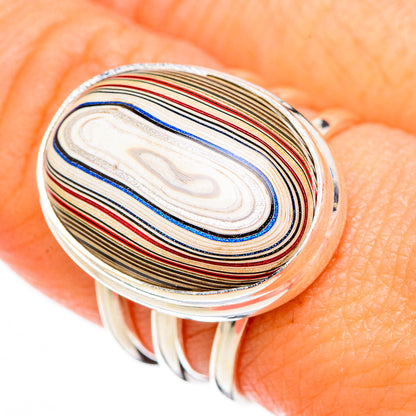 Fordite Rings handcrafted by Ana Silver Co - RING126755