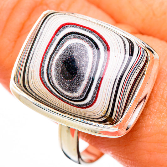 Fordite Rings handcrafted by Ana Silver Co - RING126757