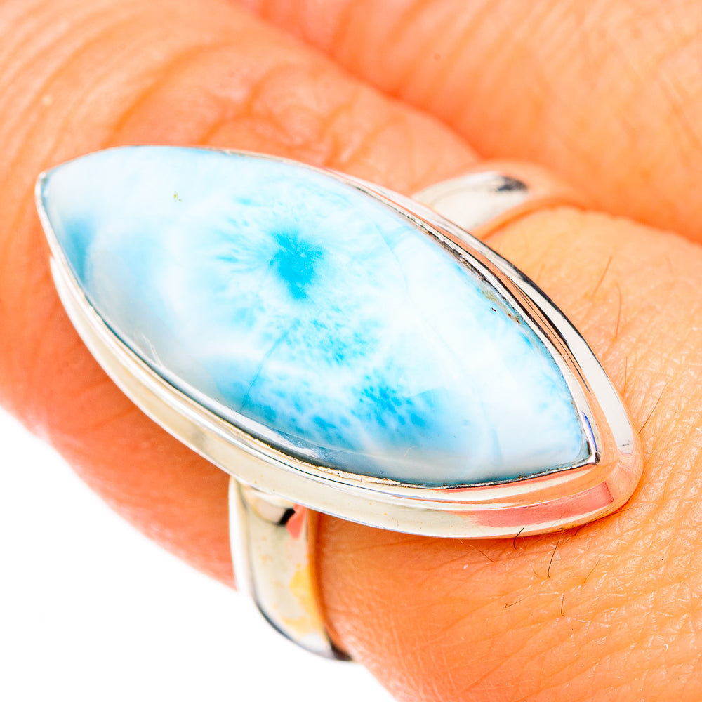 Larimar Rings handcrafted by Ana Silver Co - RING126762