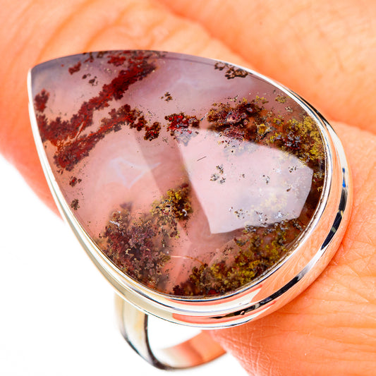 Indonesian Plume Agate Rings handcrafted by Ana Silver Co - RING126892