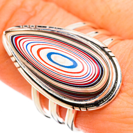 Fordite Rings handcrafted by Ana Silver Co - RING126906