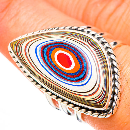Fordite Rings handcrafted by Ana Silver Co - RING126929