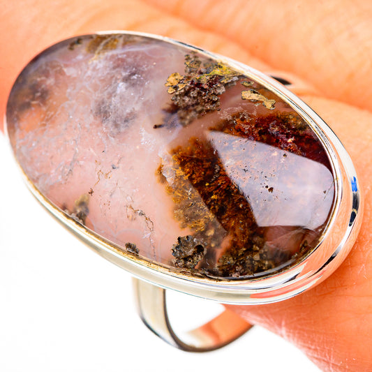 Indonesian Plume Agate Rings handcrafted by Ana Silver Co - RING126938