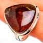 Indonesian Plume Agate Rings handcrafted by Ana Silver Co - RING126939