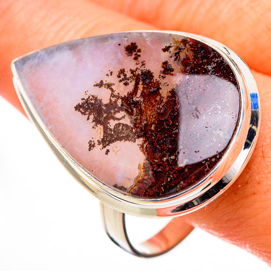 Indonesian Plume Agate Rings handcrafted by Ana Silver Co - RING126960