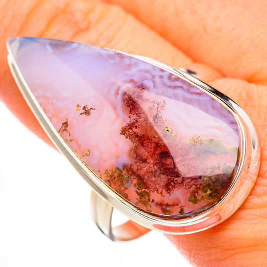 Indonesian Plume Agate Rings handcrafted by Ana Silver Co - RING127024