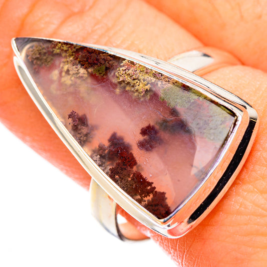 Indonesian Plume Agate Rings handcrafted by Ana Silver Co - RING127042