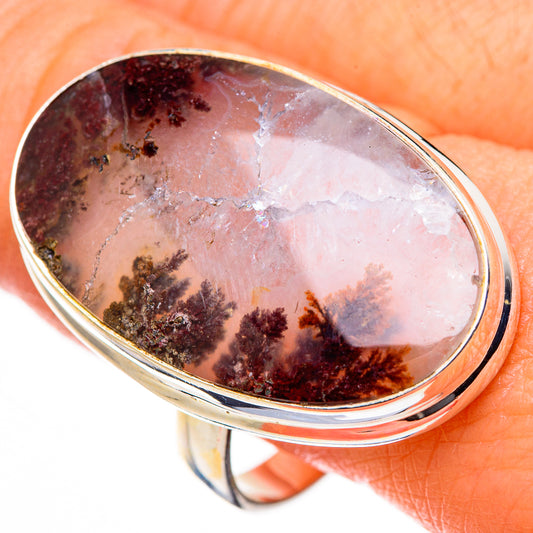 Indonesian Plume Agate Rings handcrafted by Ana Silver Co - RING127085