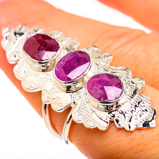 Ruby Rings handcrafted by Ana Silver Co - RING127145