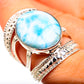 Larimar Rings handcrafted by Ana Silver Co - RING127155