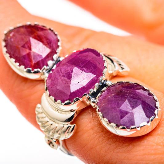 Ruby Rings handcrafted by Ana Silver Co - RING127158