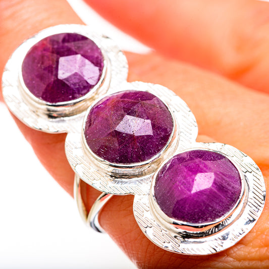 Ruby Rings handcrafted by Ana Silver Co - RING127172