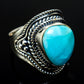 Larimar Rings handcrafted by Ana Silver Co - RING12718