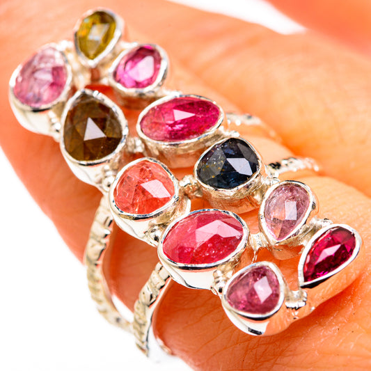 Pink Tourmaline Rings handcrafted by Ana Silver Co - RING127181