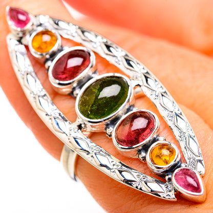 Pink Tourmaline Rings handcrafted by Ana Silver Co - RING127182