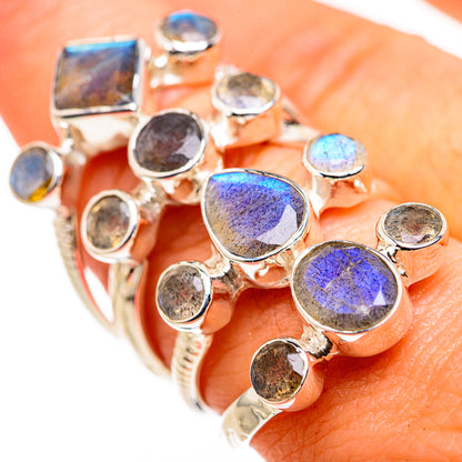 Labradorite Rings handcrafted by Ana Silver Co - RING127185