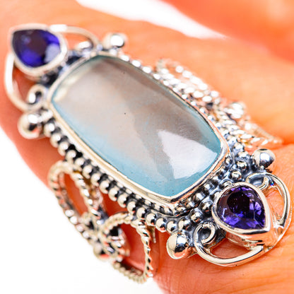 Aquamarine Rings handcrafted by Ana Silver Co - RING127186