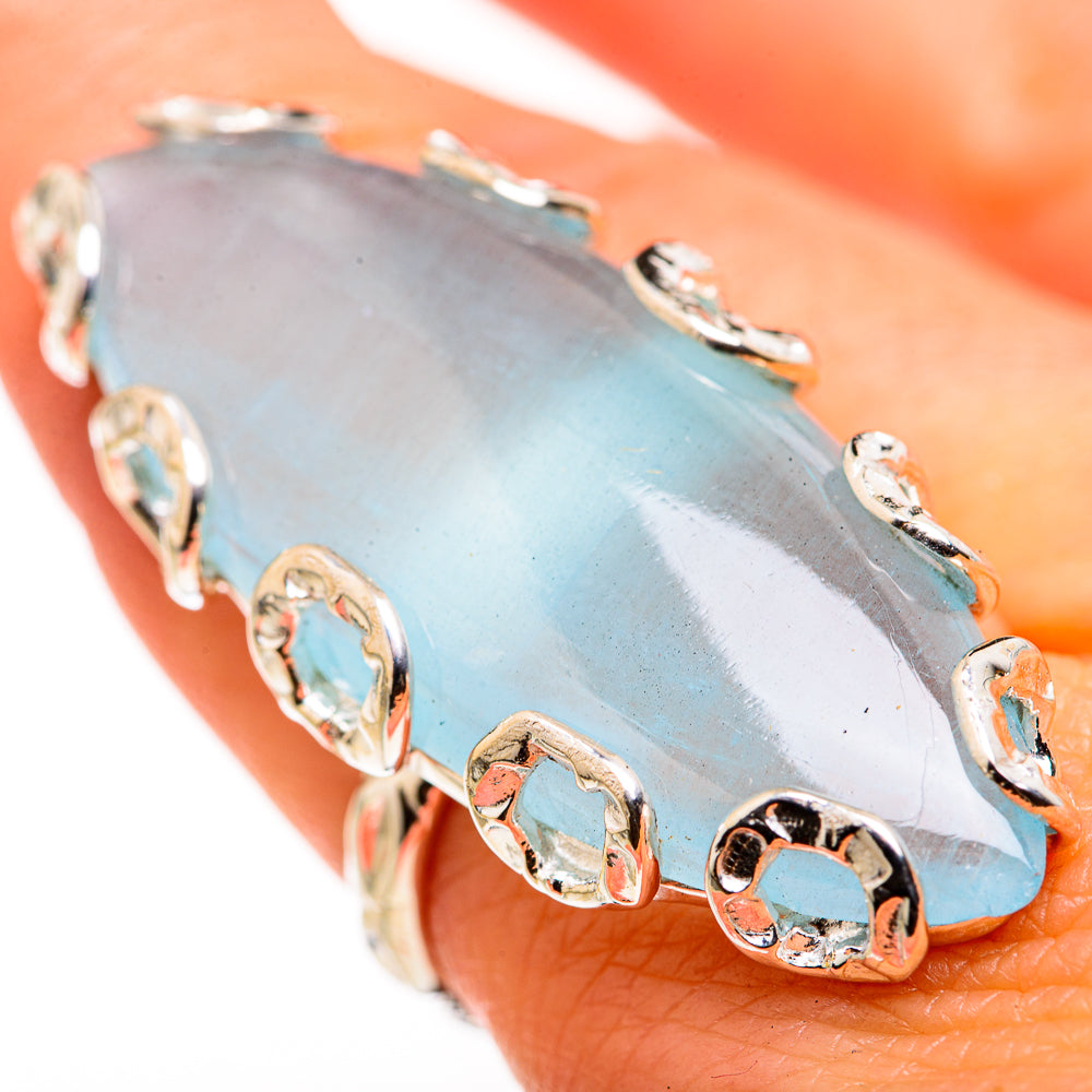 Aquamarine Rings handcrafted by Ana Silver Co - RING127193