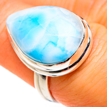 Larimar Rings handcrafted by Ana Silver Co - RING127205