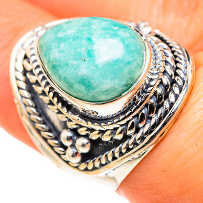 Amazonite Rings handcrafted by Ana Silver Co - RING127207